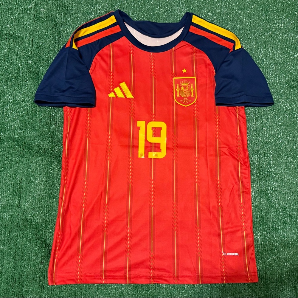 Lamine Yamal #19 Spain Home Jersey 25/26